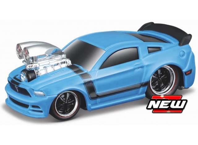 Maisto Muscle Machines - 2013 Ford Mustang Boss 302 - blue/black