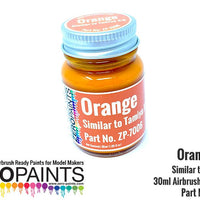 ZeroPaints UK - Orange Paint 30ml - Similar to Tamiya X-6