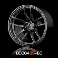 
              motHobby - BDNS 1:64 Custom ABS Wheels - Black Chrome
            