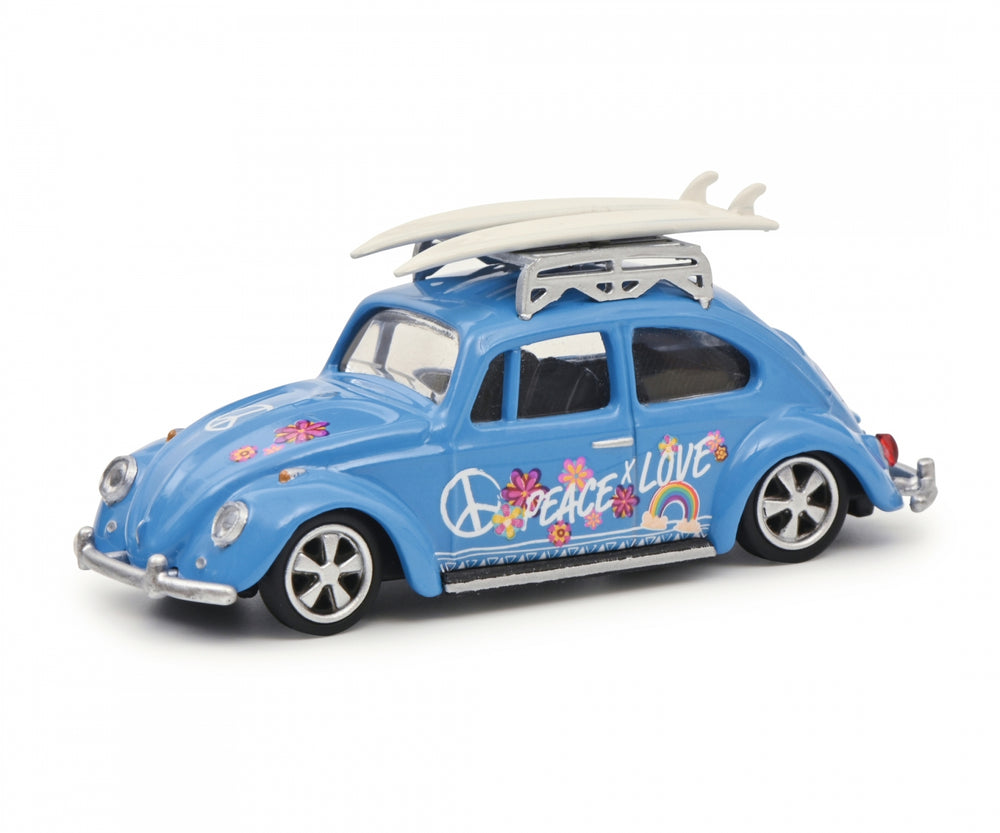 Schuco - VW Beetle SURFER blue 1:64